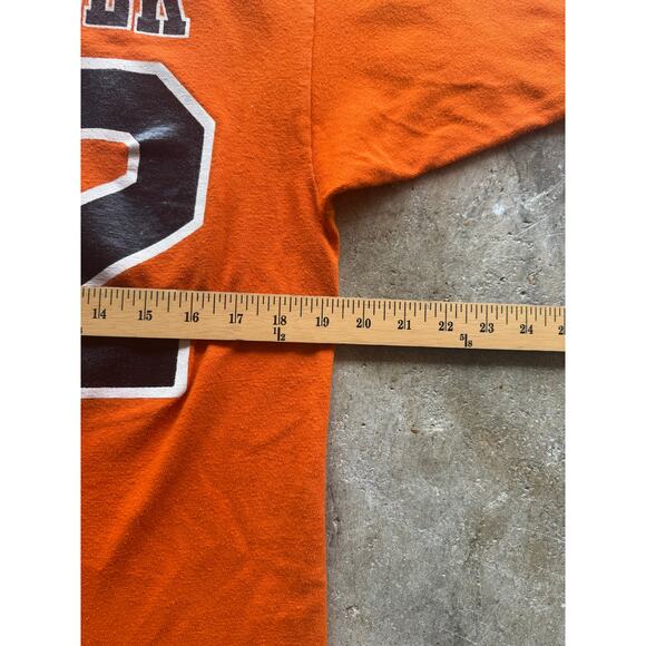 Vintage 70s/80s Champion Blue Bar Ferncreek 82 Orange Tee Size Medium - Picture 5 of 8